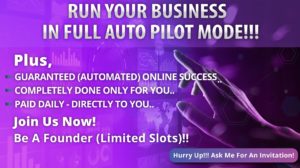 On Passive auto pilot marketing systems